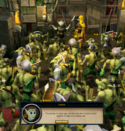 Goblin village gathering