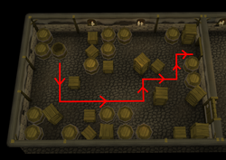 A Void Dance Barrel puzzle