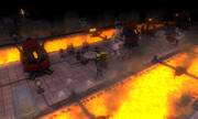 Fighting in the mine