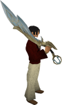 Espada divina de Armadyl equipada.png