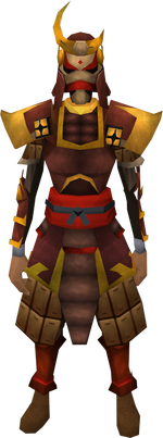 Tetsu armour set equipped (female)