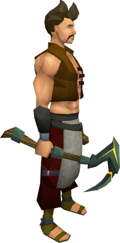 File:Gilded adamant pickaxe equipped.png