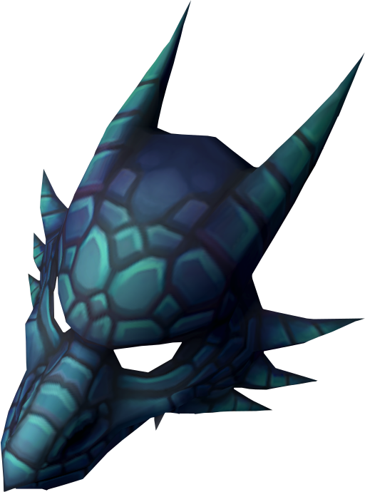Blue dragon mask RuneScape Wiki FANDOM powered by Wikia