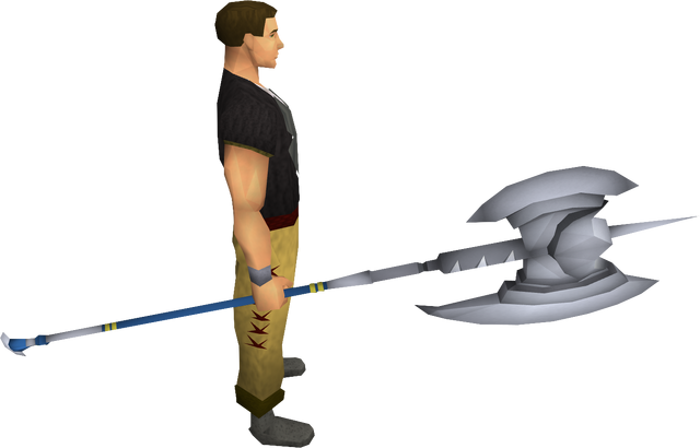File:White halberd equipped.png