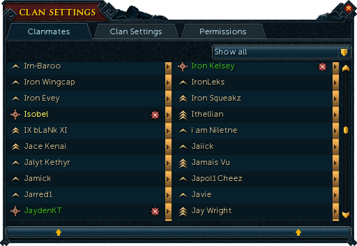 Clan Settings | RuneScape Wiki | FANDOM powered by Wikia
