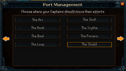 Port management region
