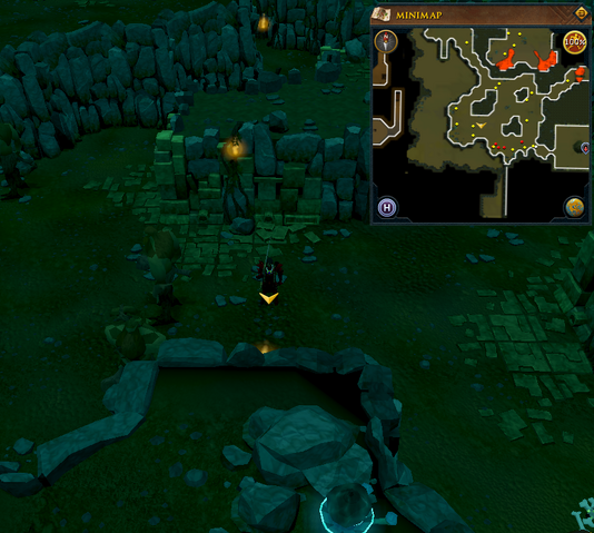 File:Scan clue Brimhaven Dungeon lower level west side of fire giant chamber.png