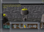 Candlelight event interface
