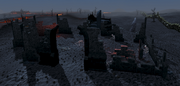 Demonic ruins view