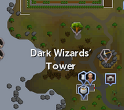 Dark Wizards' Tower map