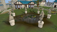Falador park statues.png
