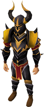Elite black armour equipped