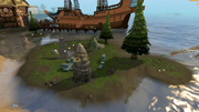 Water obelisk island