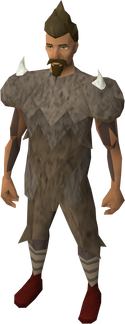 Yak hide armour equipped