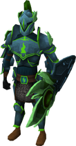 Guthix armour set (lg) male equipped