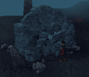 Collapsed cave