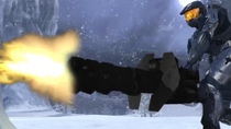 Tex firing Heavy Machine Gun