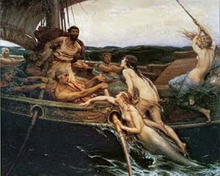 SEREIAS ATACANDO O BARCO DE ODISSEU
