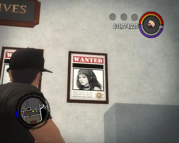 File:Shaundi - wanted poster in Police Headquarters in Saints Row 2.jpg