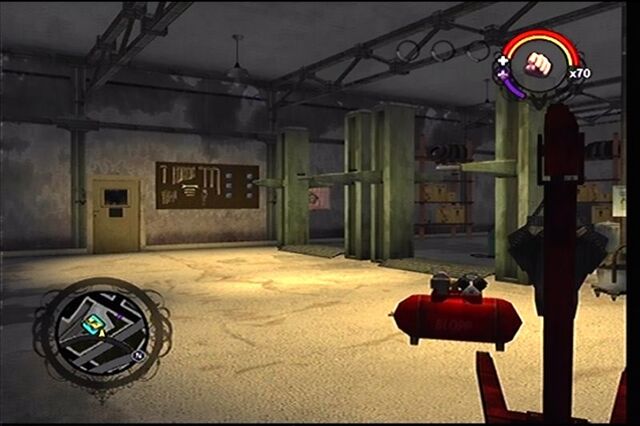 File:Donnie's second garage as it appears in Saints Row - interior work area.jpg
