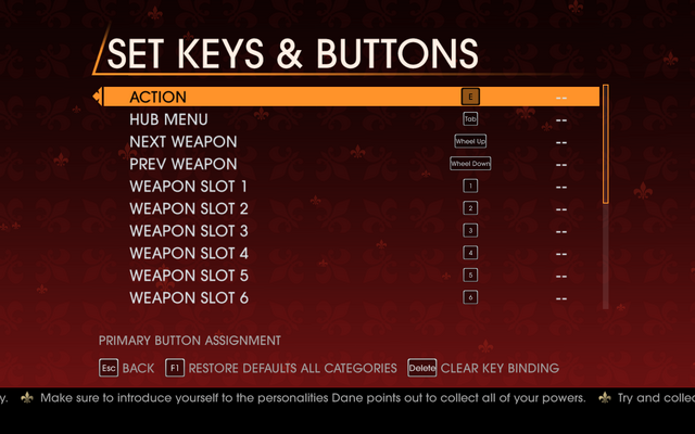 File:Saints Row Gat out of Hell - Main Menu - Options - Controls - Set Keys & Buttons - General.png