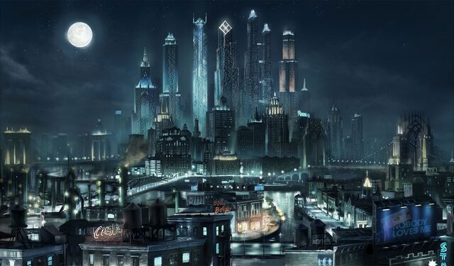 File:Steelport at night concept art with Nobody Loves Me billboard.jpg