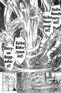 Fubuki vs Shinrei's dragons