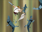 Jack and Scotsman fight
