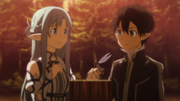Asuna y Kirito casa