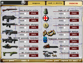 Premium items