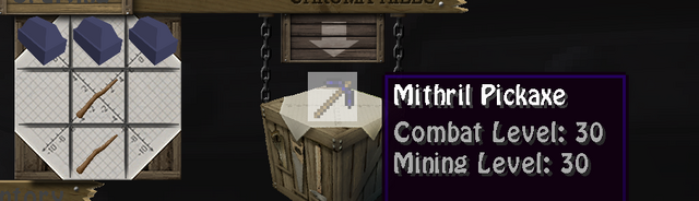 File:Mithril Pickaxe.png