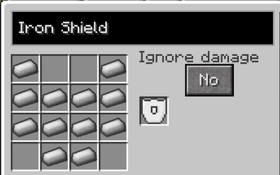Iron shield recipe