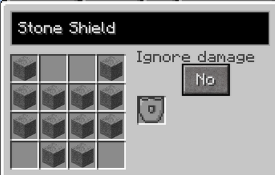 Stone shield recipe