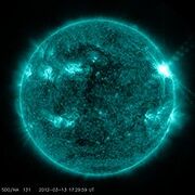 220px-Sunspots and Solar Flares
