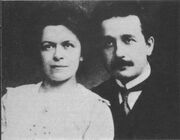 Albert Einstein and his wife Mileva Maric.jpg