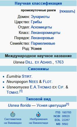 Уснея