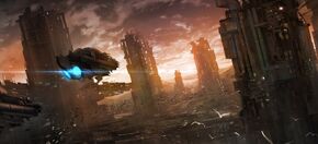 Sci fi city