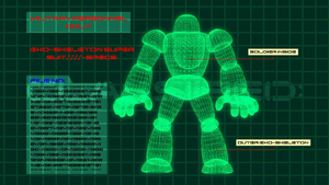 Exo-skeleton super suit (Frankencreepy)