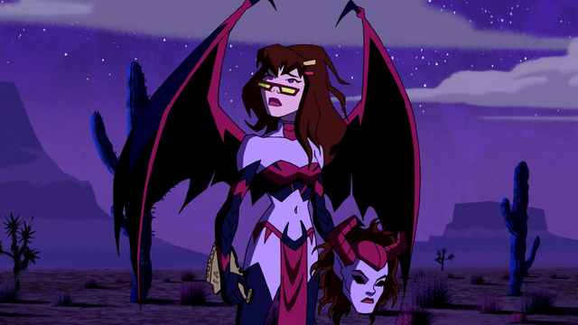 File:Dark Lilith unmasked as Hot Dog Water.png