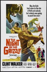 1966 - The Night of the Grizzly Movie Poster