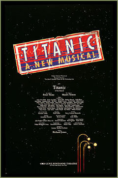 Titanic musical Broadway poster