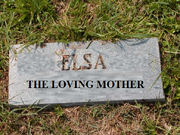 Elsa Gravestone