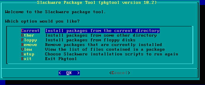 Pkgtool main