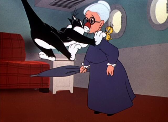 File:Sylvester flying into Granny.jpg