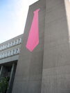 Pink tie