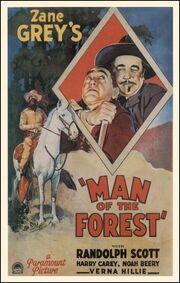 1933 - Man of the Forest Movie Poster