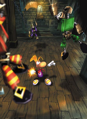 RaymanBattlingRoboPirates