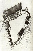 Hrodna castle plan XVII-XVIIIcc