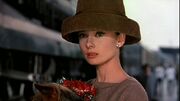 Devastated Audrey Hepburn