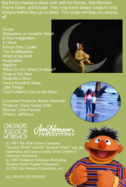 Dreamytime Songs Back Cover